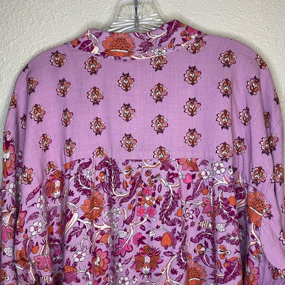 Knox Rose Pink/Lavender Patterned Button Down Shirt Size XXL - Picture 10 of 16